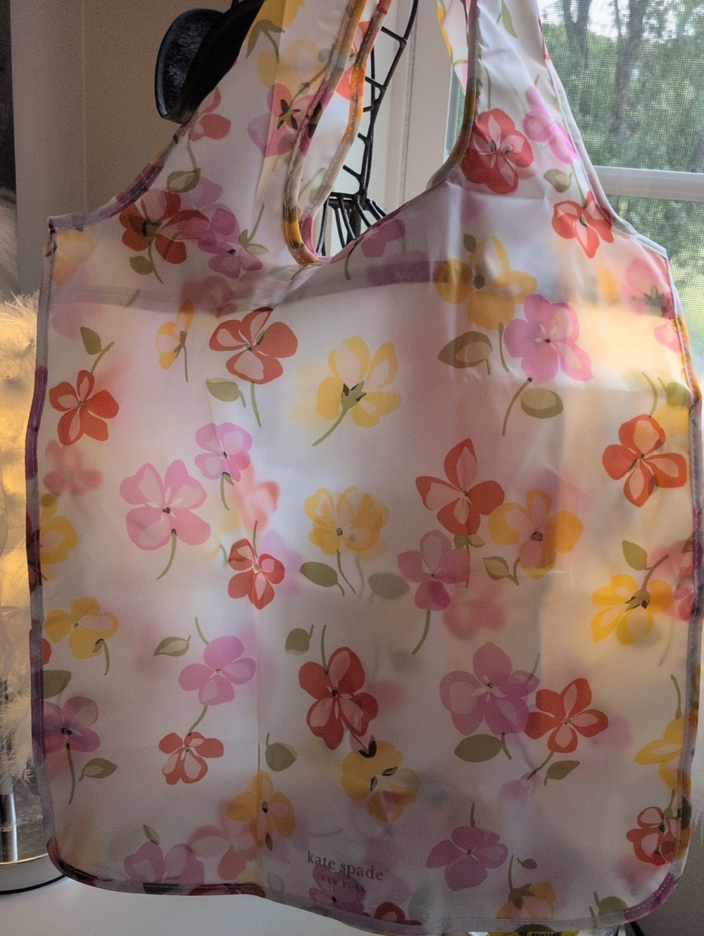 KATE SPADE Floral Tote Bag - Pink, Yellow & Orange